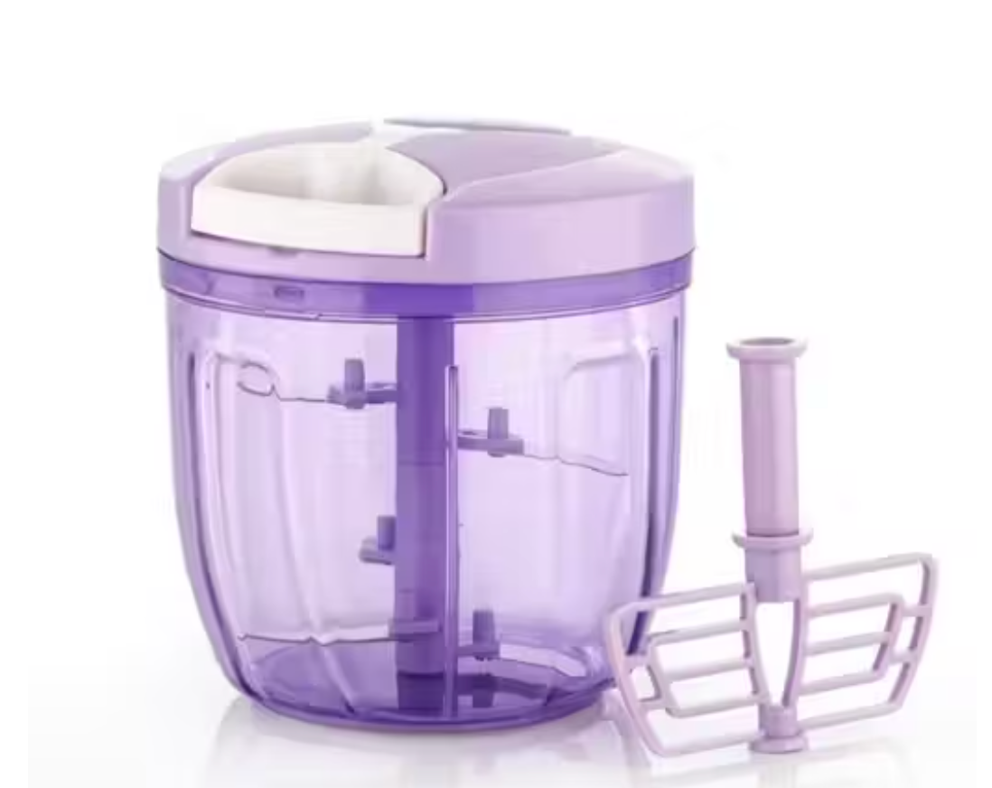 900 ml powerful manual vegetable chopper - cut veggies in seconds!